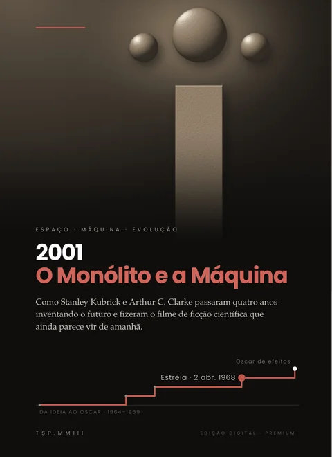 Capa do e-book 2001: O Monólito e a Máquina