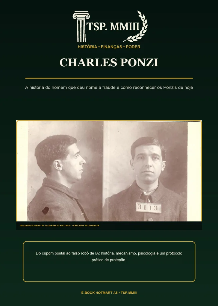 Capa do e-book Charles Ponzi