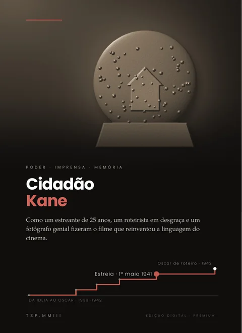 Capa do e-book Cidadão Kane: O Enigma de Rosebud