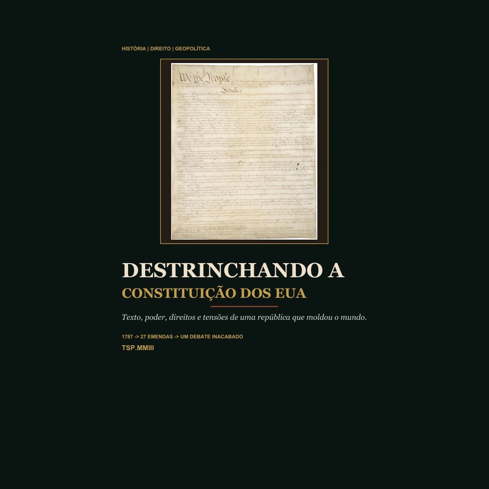 Capa do e-book Destrinchando a Constituição dos EUA