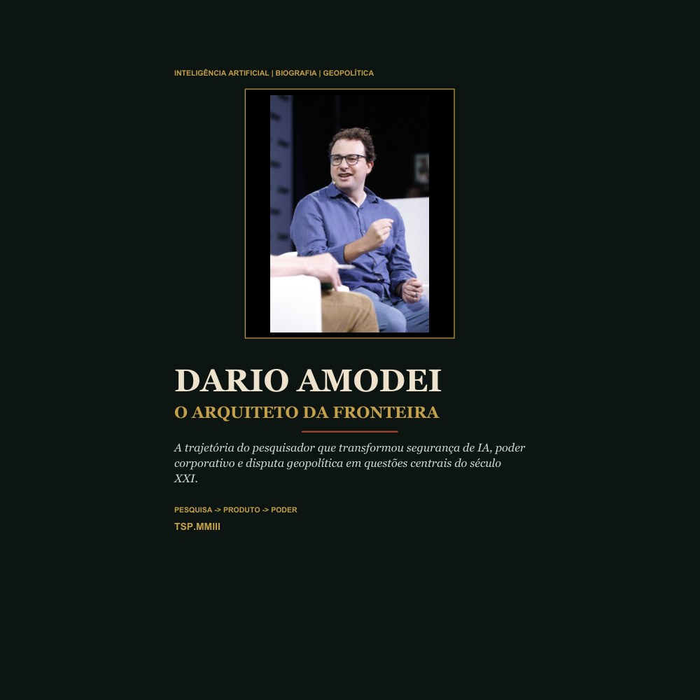 Capa do e-book Dario Amodei: O Arquiteto da Fronteira
