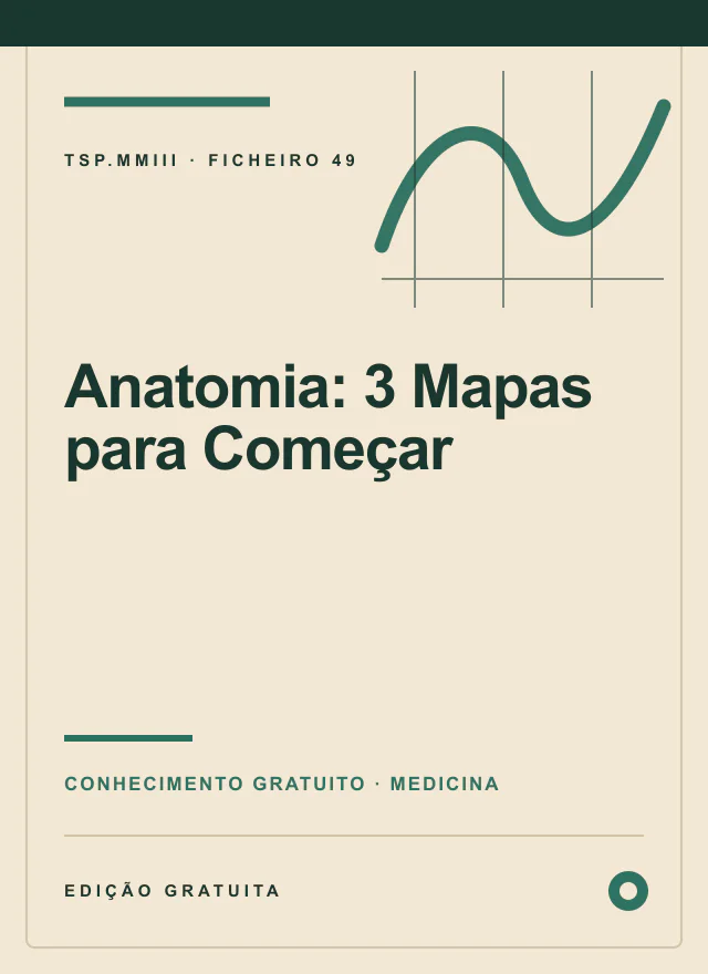 Capa editorial de Anatomia: 3 Mapas para Começar