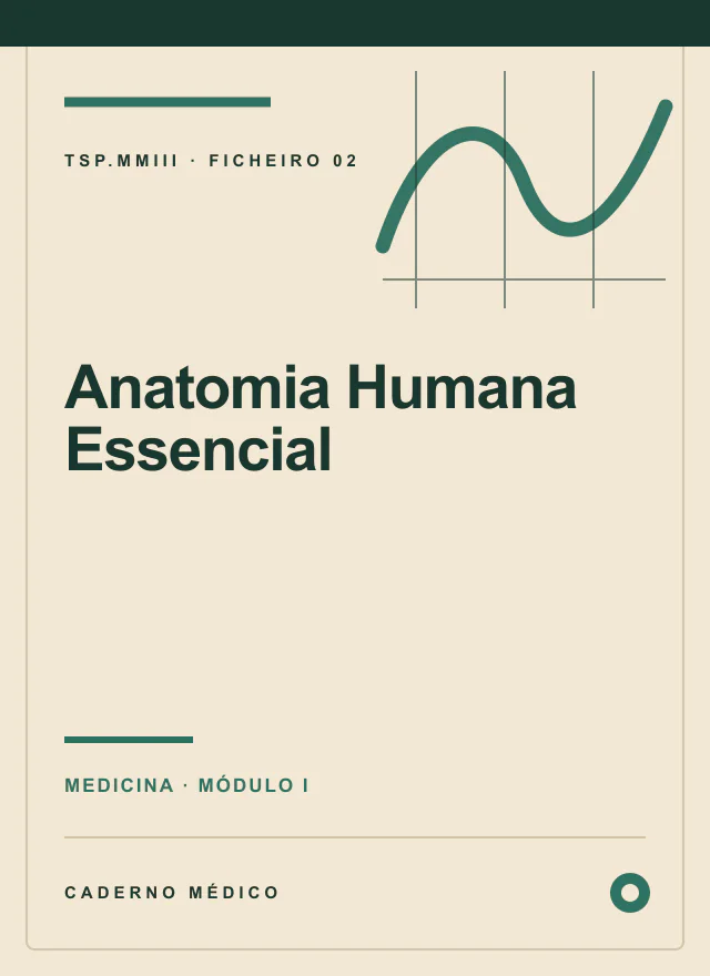 Capa editorial do módulo Anatomia Humana Essencial