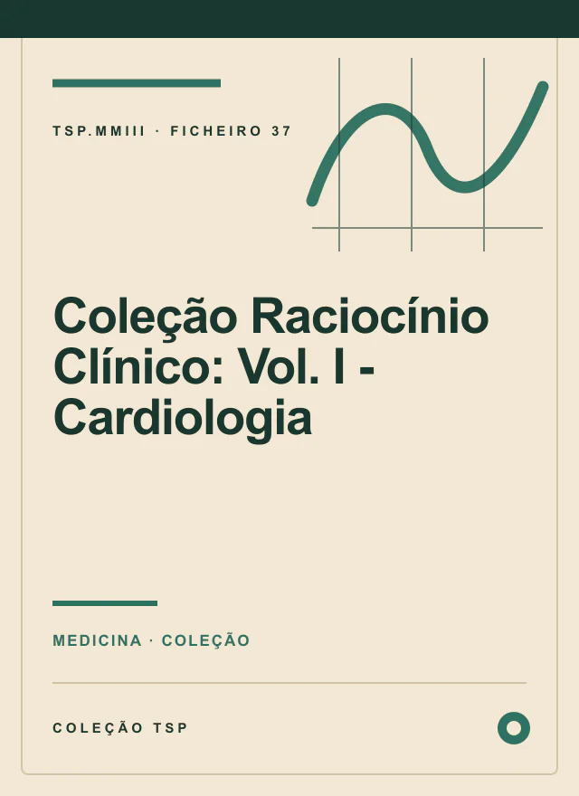 Capa editorial de Coleção Raciocínio Clínico: Vol. I - Cardiologia