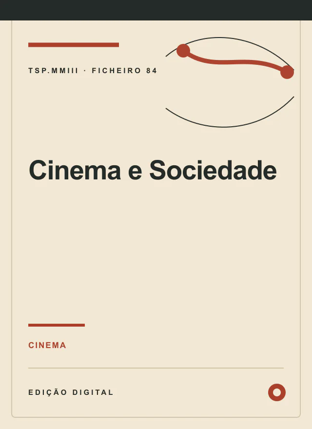 Capa editorial de Cinema e Sociedade