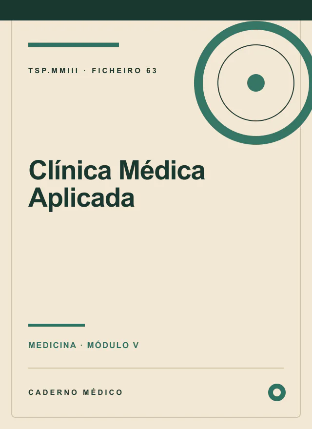 Capa editorial do módulo Clínica Médica Aplicada
