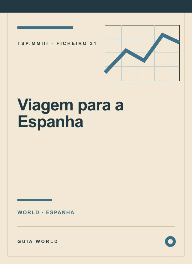 Capa editorial de Viagem para a Espanha