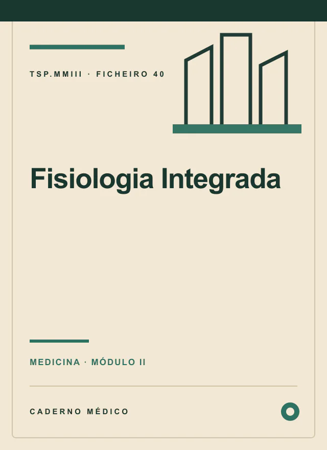 Capa editorial do módulo Fisiologia Integrada