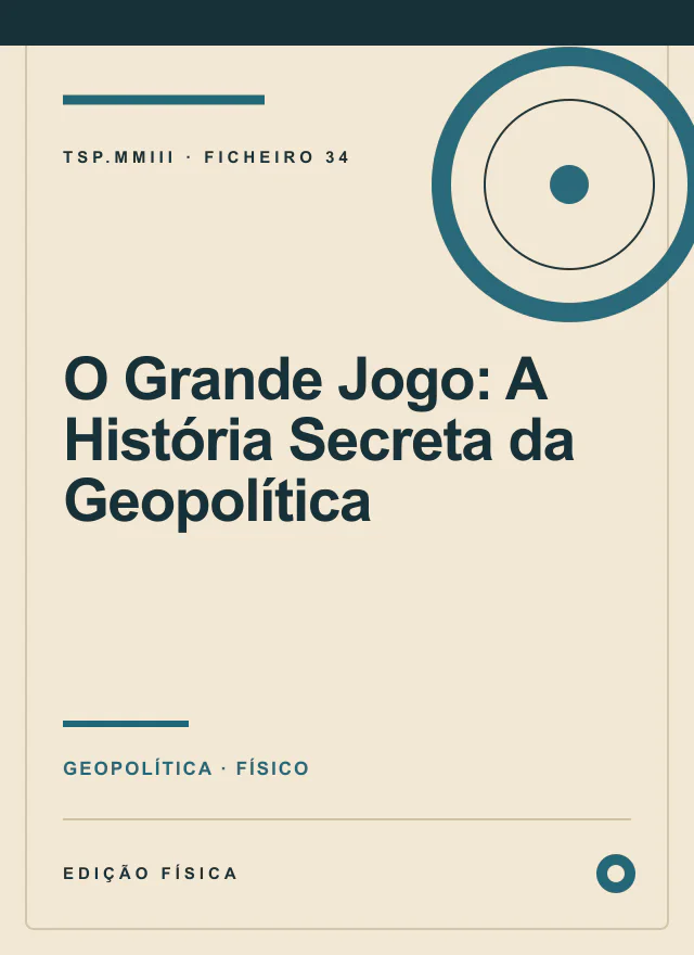 Capa editorial de O Grande Jogo: A História Secreta da Geopolítica