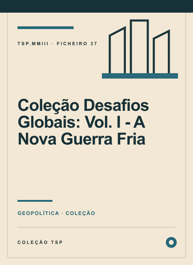 Capa editorial de Coleção Desafios Globais: Vol. I - A Nova Guerra Fria