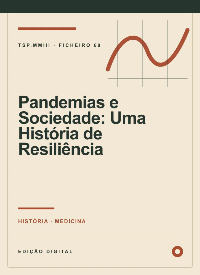 Capa editorial de Pandemias e Sociedade: Uma História de Resiliência