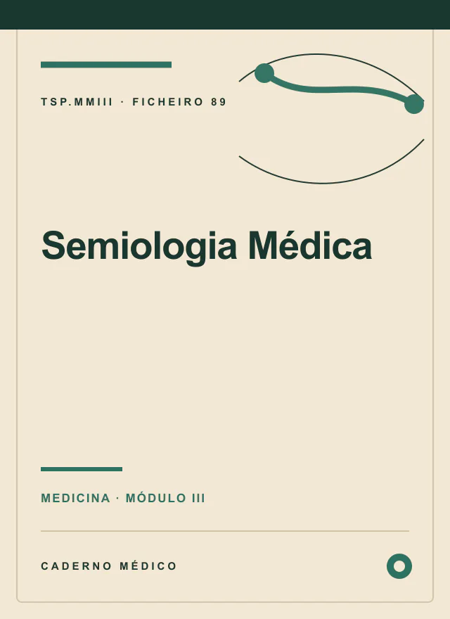 Capa editorial do módulo Semiologia Médica