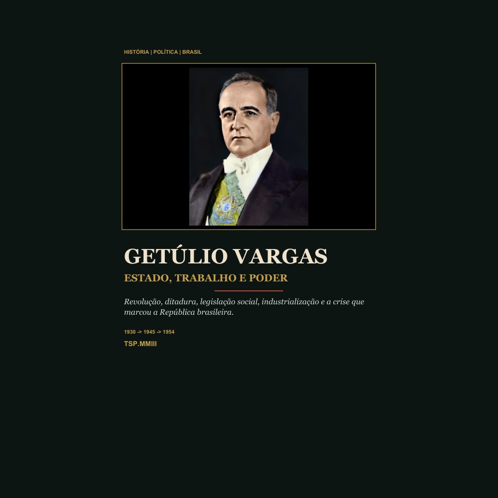 Capa do e-book Getúlio Vargas: Estado, Trabalho e Poder