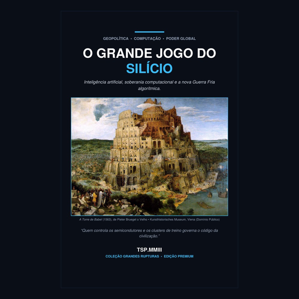 Capa do e-book O Grande Jogo do Silício