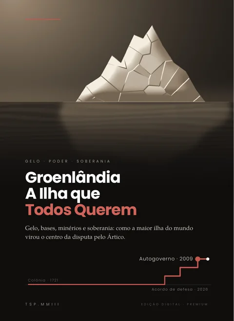 Capa do e-book Groenlândia: A Ilha que Todos Querem