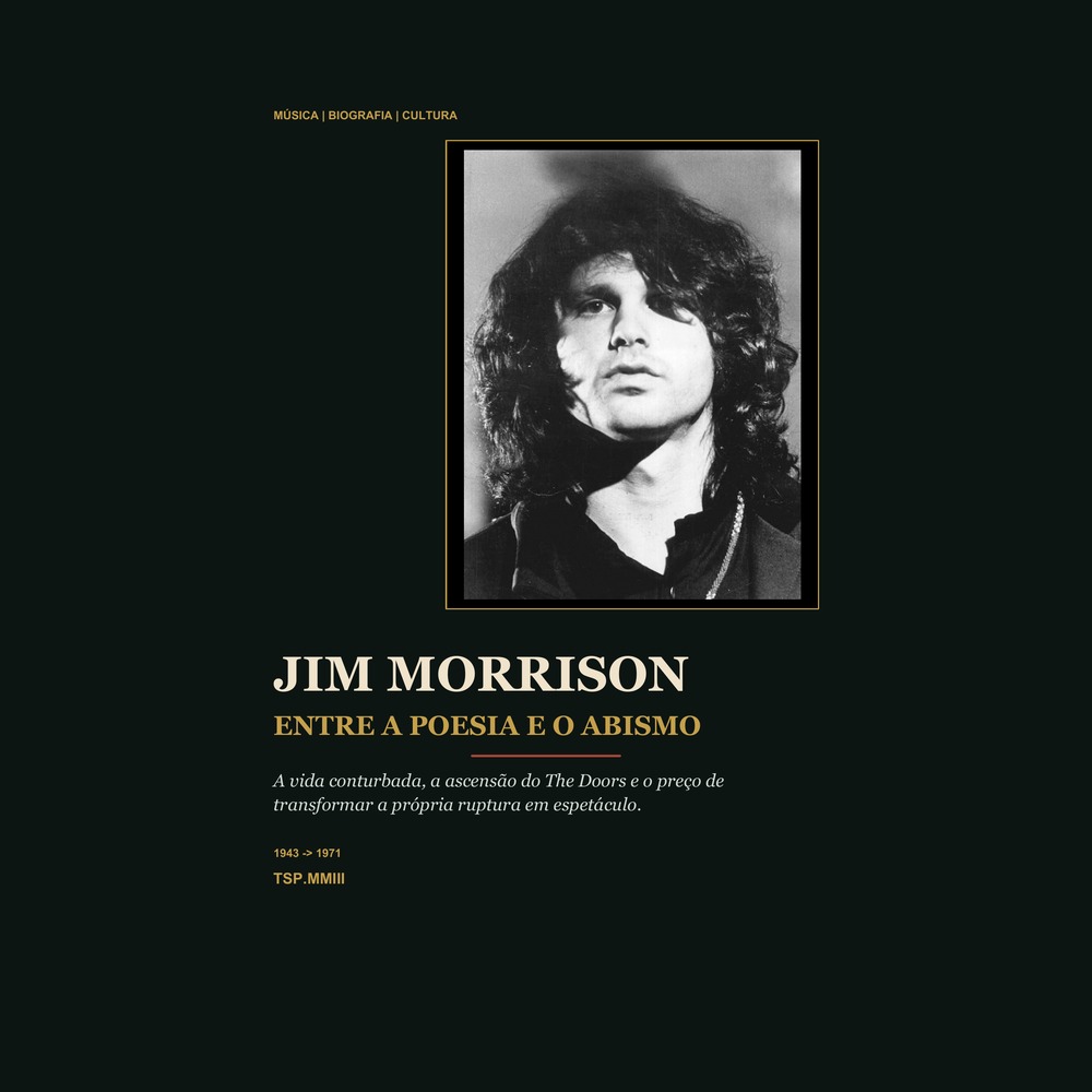 Capa do e-book Jim Morrison: Entre a Poesia e o Abismo