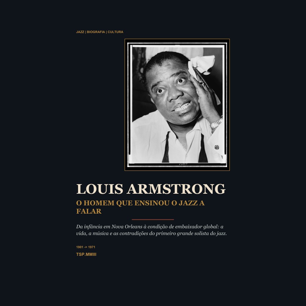 Capa do e-book Louis Armstrong: O Homem Que Ensinou o Jazz a Falar