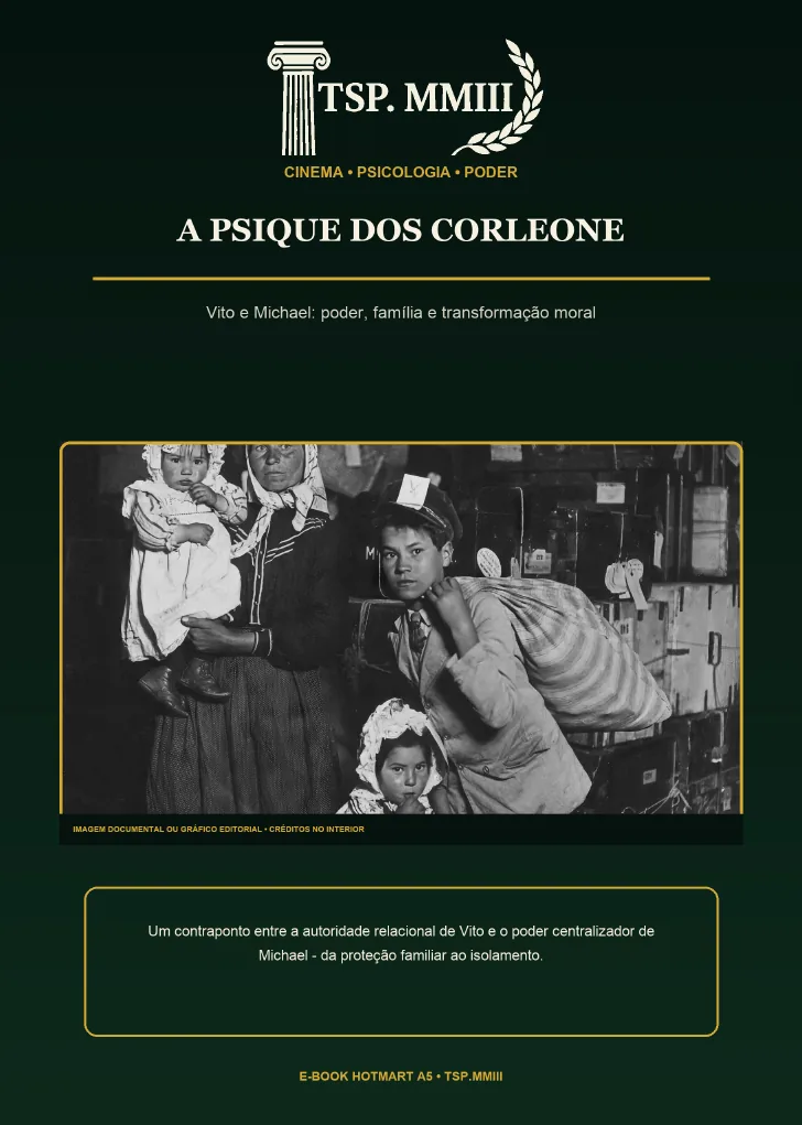 Capa do e-book A Psique dos Corleone