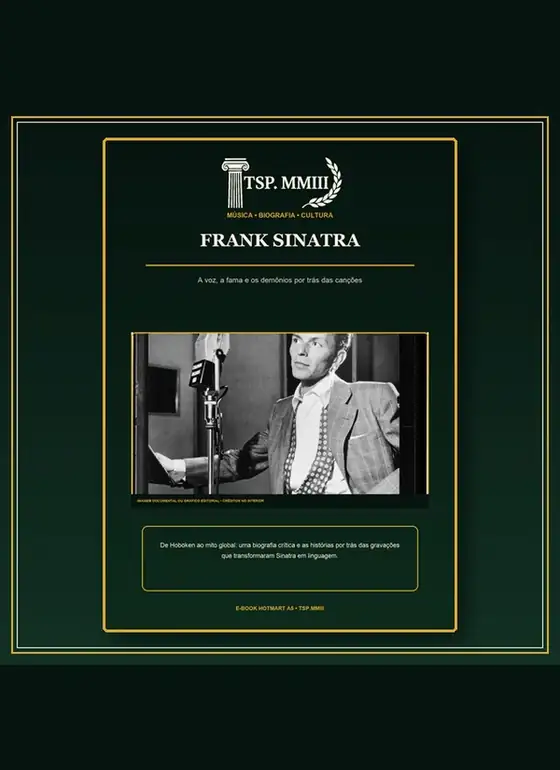 Capa do e-book Frank Sinatra