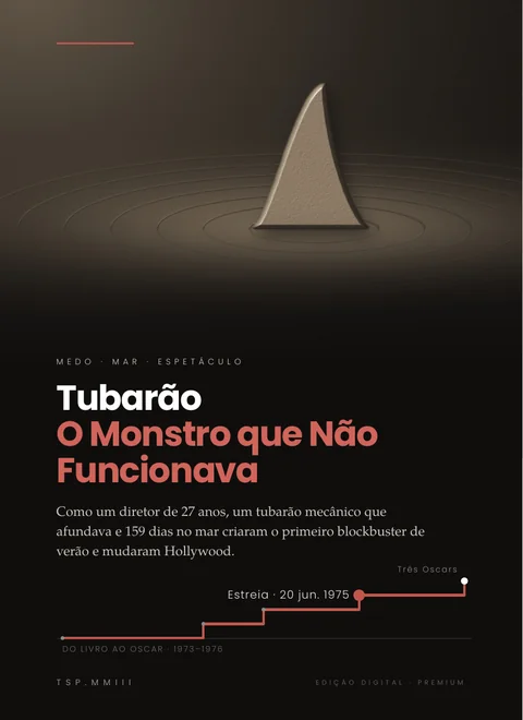Capa do e-book Tubarão: O Monstro que Não Funcionava