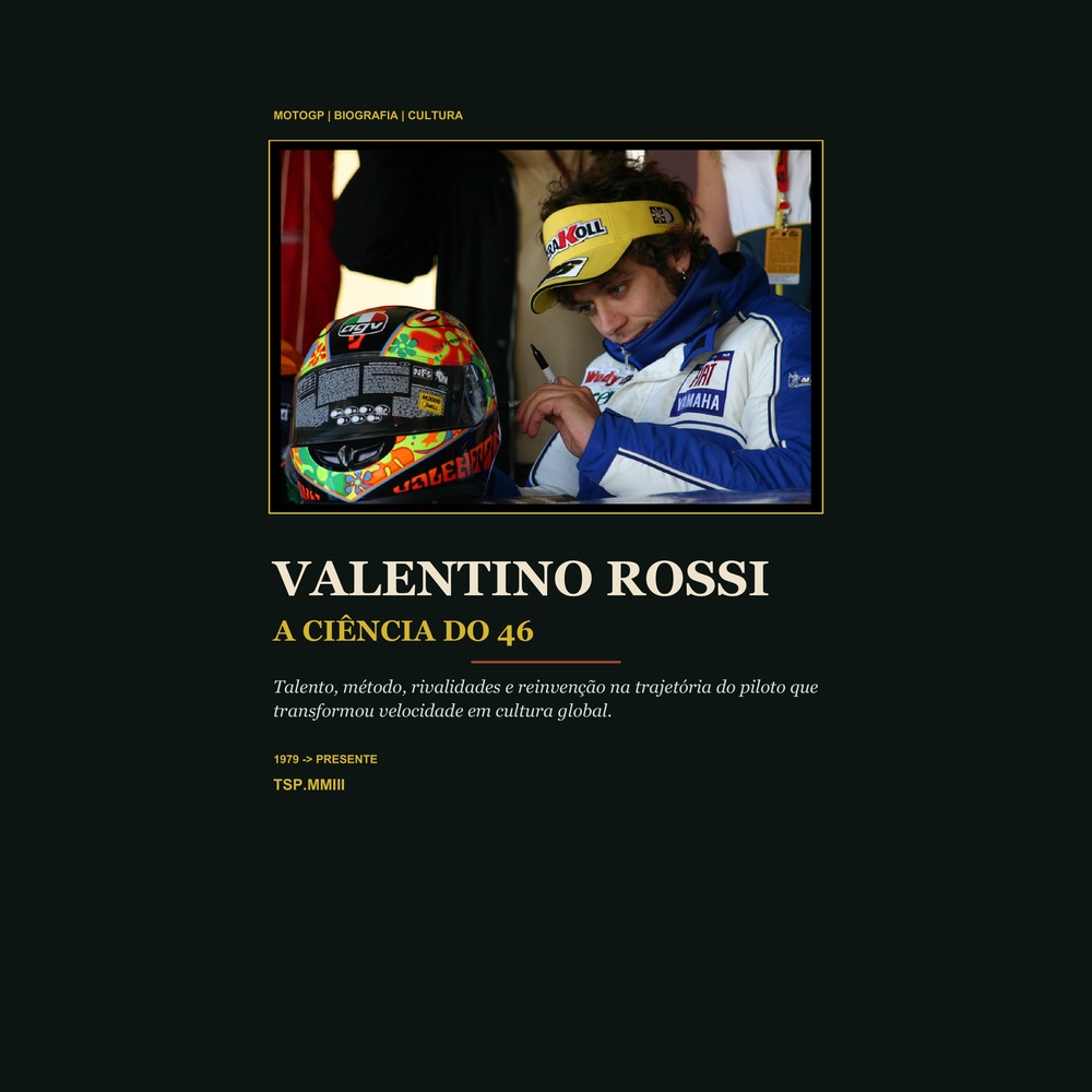 Capa do e-book Valentino Rossi: A Ciência do 46